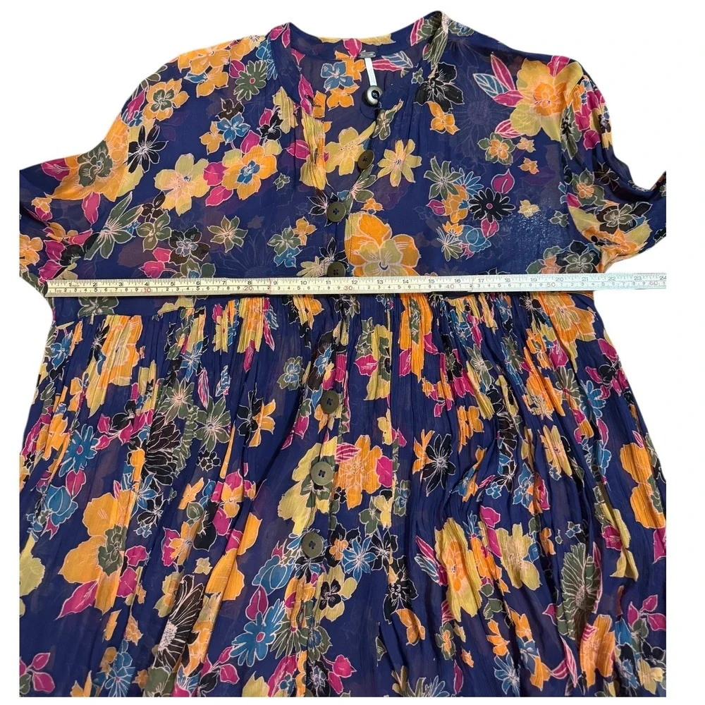 Free‎ People Everything and More Floral Tunic Dress Sz XS